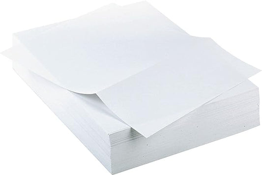 3 1/2" Perforated Paper, 20 lb, 8.5-x-11-inch, White Trifolds