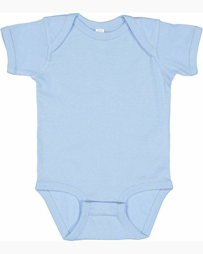 Rabbit Skins 4400 Infant Baby Rib Bodysuit (onesie)