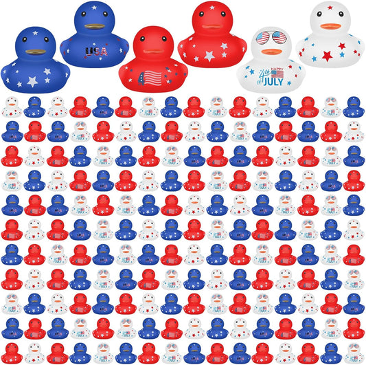 4th of July Rubber Ducks (200 Pcs)