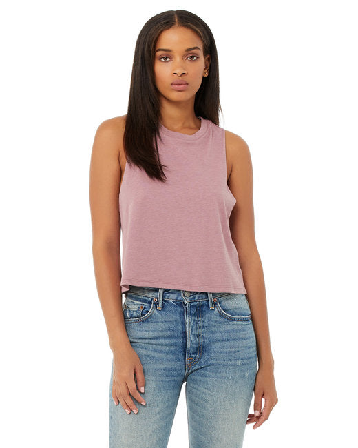 Bella + Canvas 6682 Women's Racerback Cropped Tank