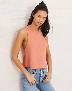 Bella + Canvas 6682 Women's Racerback Cropped Tank