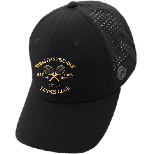 John Boy Hat with Embroidered Tennis Club Logo