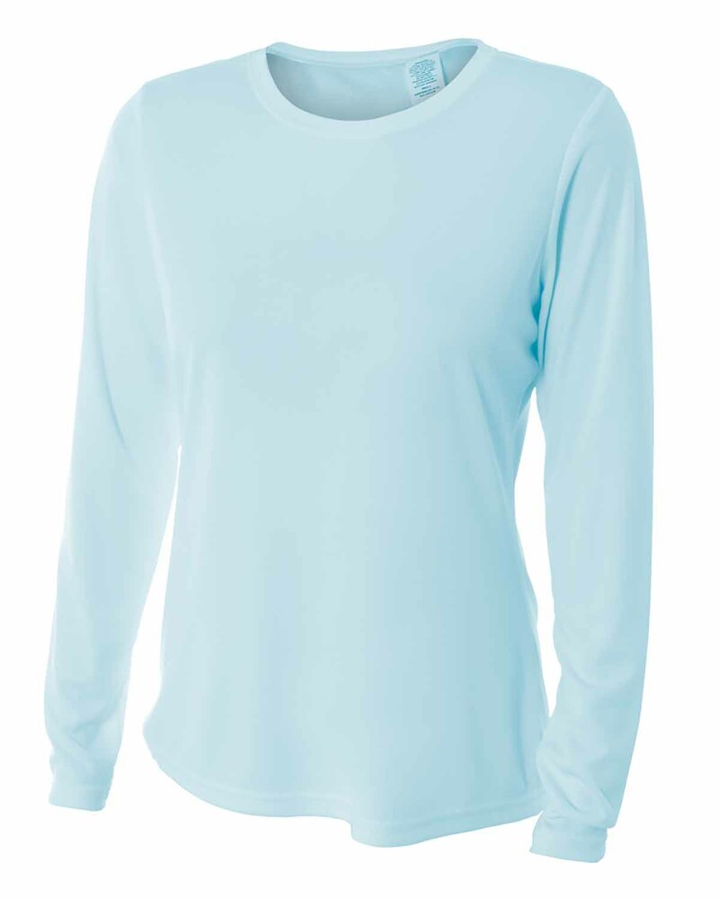 A4 NW3002 Ladie's Long Sleeve Cooling Performance Crew Shirt