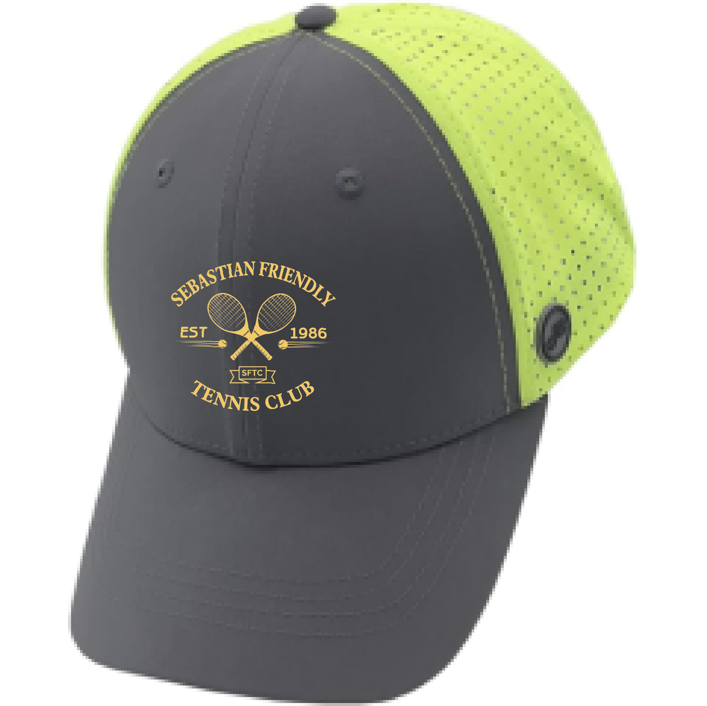 John Boy Hat with Embroidered Tennis Club Logo