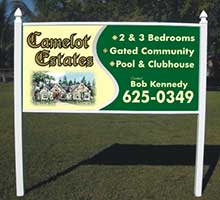 Large PVC Board .5" Thick with Vinyl Overlay