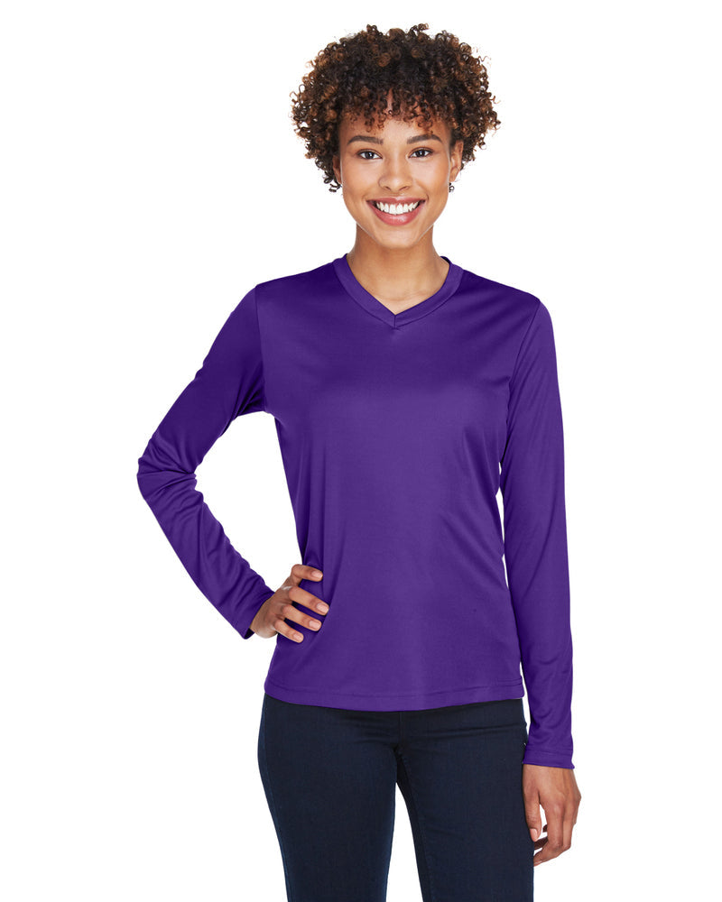 Team 365 TT11WL Ladies' Zone Performance Long-Sleeve T-Shirt - Little Hollywood