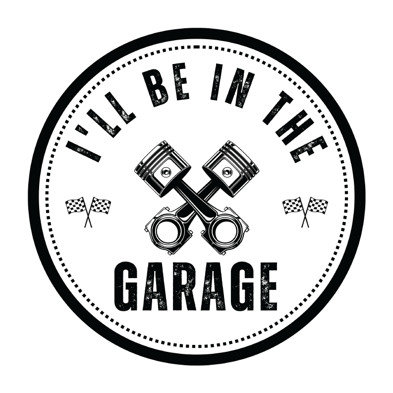 I'll Be In The Garage Middie T-Shirt