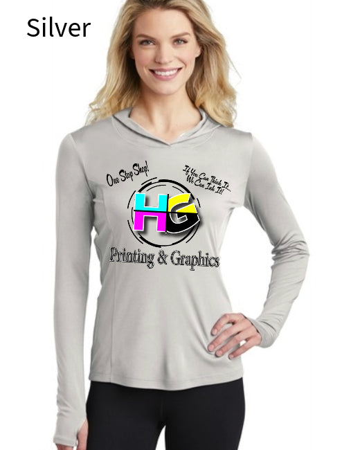 Sport-Tek LST358 Ladies PosiCharge ® Competitor ™ Hooded Pullover