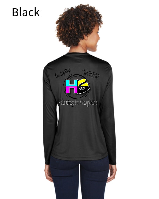 Team 365 TT11WL Ladies' Zone Performance Long-Sleeve T-Shirt - Little Hollywood