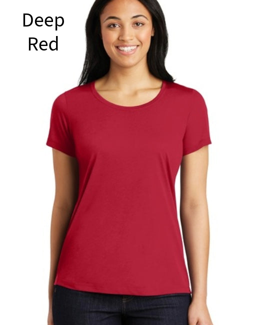 Sport-Tek LST450 Ladies PosiCharge ® Competitor ™ Cotton Touch ™ Scoop Neck Tee